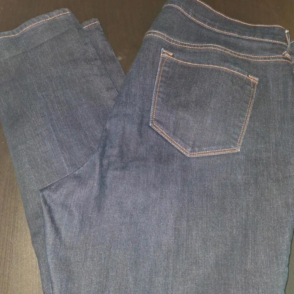 Old Navy Curvy Profile Women's Jeans Size 16 Short Dark Wash Mid Rise
